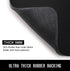 Niniubye 30% 8 10 Inch 5 mm, Mouse Pad, Thicker Black Computer Pad, Anti-Slip Rubber Mouse Mat with Stitched Edges