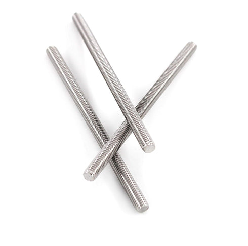 10 PCs M6 x 100 mm Full Thread Rod, 304 Stainless Steel