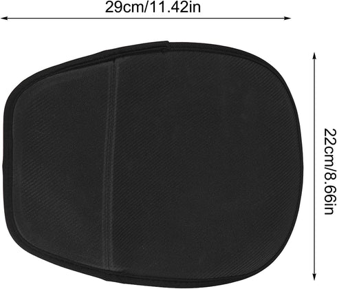 ZJchao Heated Pad, Hand Warmer Pad USB Heated Computer Mousepad for Men Women Desk Accessories (Black)