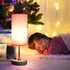 3 Dimmable Table Lamp with USB Port - Desk Lamp Touch Lamp Bedside Lamps for Bedroom, Way Small Lamps for Living Room