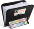Sooez Accordion File Organizer: 13 Pocket Expanding File Folder with Safe Zipper, Portable A4 Letter Size Document