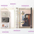 CAGIE A5 6 Ring Binder Notebook with Pockets, Refillable Planner, Dividers, A5 Refill Paper, Purple, 7 x 9.25 in