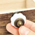 Yingluno 10pcs Screw(22mm Pull Knob Retro Style Cabinet Bedside Cupboard Door Pull Handle Pumpkin Knobs for Dressers