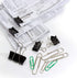 TecUnite 150 Pcs Binder Clips, Assorted Sizes, Large, Medium, Small, Office Supplies