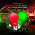 Bulbs 2 Pack A19 Bulb 9W (60Watt E26 Bulb Bluex BlueX LED Green Light - Equivalent) - Base LED Lights, Party