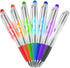 Thank You Gift Pen for Boss, 3 in 1 Stylus + Ballpoint Pen + LED Light, Multicolor 14 Pack