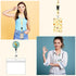 Set of 12 Bee Badge Reel ID Holders with Retractable Alligator Clip for Teacher Nurse Doctor Gifts