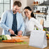 JOUTYFOR 50 Pcs Insulated Take Away Bags Bulk, Thermal Insulation Food Bag for Coffee Milk Tea Hot Cold Food Fresh
