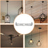 SPNKMJUJ 4 Packs 4.13" Ceiling Light Mounting Bracket Light Fixture Mounting Bracket with Screws for Chandelier