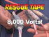 Self-Fusing Silicone Tape, Emergency Plumbing Pipe & Radiator Hose Repair, 1" x 12' by Rescue Tape