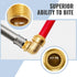 SUNGATOR 3/4 Inch Male Adapter Elbow, No Lead Brass Push-to-Connect Plumbing Fittings with Disconnect Clip, Pack of 3
