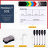 Hilitchi Film Movie Cut Action Board Acrylic Plastic Slate 25x30cm/10x12" Dry Erase Director's Film Clapboard with Color Sticks and with 5 Whiteboard Markers, 1 Eraser and 1 Wrench by Hilitchi