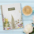 Grow Happy Thoughts Floral Spiral Notebook, 8.5" x 11" Journal, 120 College Ruled Pages, Softcover