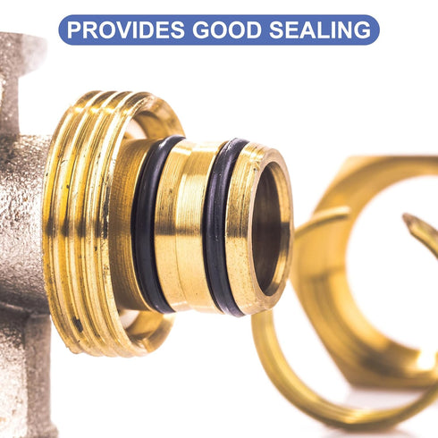 MECCANIXITY Nitrile Rubber O Ring: 0.59" OD, 0.31" ID, 0.14" Width NBR Sealing Gasket, Pack of 10