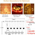 Lights,138 12-Heart-Shaped Waterproof,8 29V Efunly Valentines Day Decor LED String Lights Modes Connetable Plug