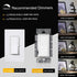 CRLight LED Tubular Bulb, 4000K Daylight White, 30W Equivalent, 300 Lumens, E26 Base, 6 Pack