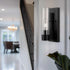 1-Light Dimmable, 65000104 GLOBE Electric Wall Sconce, Matte Black, Clear Glass Shade, Modern Industrial