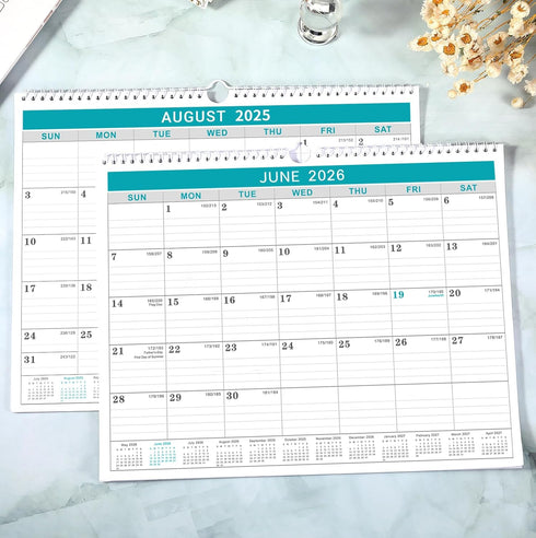 Calendar 2025-2026 - 18 Months Wall Calendar from July 2025 to December 2026 (11.5" x 14.6")