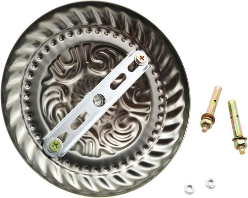 ZYAMY Ceiling Light Plate Lamp Base with Opening Hook and Embossed Pattern Pendant Lighting Accessories with Matching