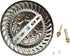 ZYAMY Ceiling Light Plate Lamp Base with Opening Hook and Embossed Pattern Pendant Lighting Accessories with Matching