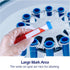 Konohan 400 Pack Conical Centrifuge Tubes, 15 ml Sterile Plastic Test Tubes with Blue Screw Caps