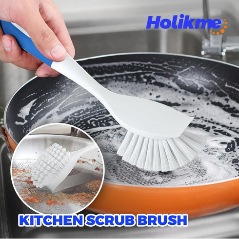 Set, Holikme Cleaning Brush Scouring Pad for Cleaning, Groove Gap Brushes for Pot, Pan, Kitchen Sink, Wire Brushes