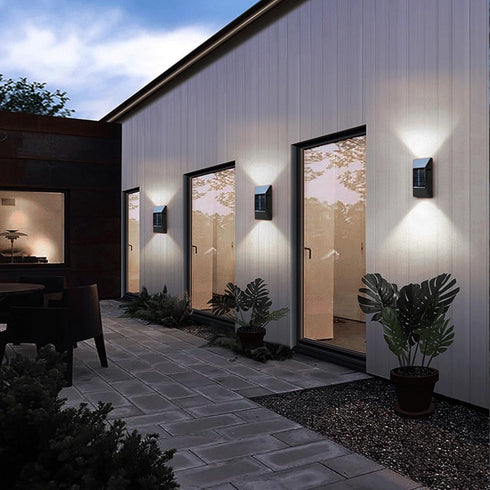 Generic 2024 IP65 2 Pack) Solar Outdoor Lights, Solar Wall Lights Outdoor Up and Down, New Waterproof Exterior Sconces