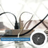 uxcell 4 Pcs Cable Cord Grommet - 1-1/8 Inch Desk Grommet, Flexible Rubber Wire Hole Cover for Office Computer Desk