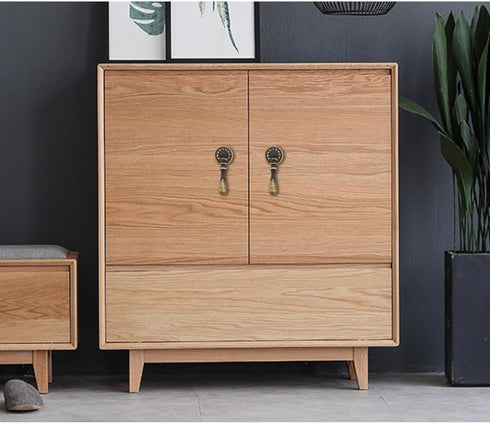 PILYON 2Pack 86mm Drawer Knob Drawer Handle Black Hanging Cabinet Bedside Table Solid Single Hole Hidden Handle Retro
