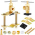 2 Pcs Brass Self Piercing Saddle Valve - Copper Self Tapping Valve for Water Pipe Supply