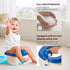HAOMINGLONG Travel Potty for Toddlers, Portable Travel Foldable Training Toilet Potty for Kids Boys Girls Emergency