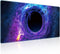 Mysterious Black Hole Gaming Mouse Pad, Cool Technology Style, Superior Smooth Fabric & Non-Slip Base, 31.5 x 11.8in XXL