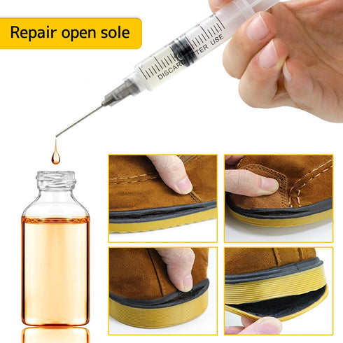 Glue Applicator Syringe with Blunt Tip Needle and Cap for Liquid, Glue, Ink, Perfume, Lip Gloss Making