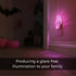 8-Color 1 Pack L LOHAS LED Night Lights for Kids, Acrylic Carved Castle Design, Changing, Dusk to Dawn Sensor, Plug