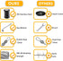 200 304 cyrico String Light Hanging Kit, Outdoor Light Guide Wire, Globe String Lights Suspension Kit with Ft Nylon