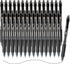 M&G Gel Pens, 0.5mm Black Medium Point, 30 PCS Retractable Gel Ink Rollerball Pens with Comfort Grip