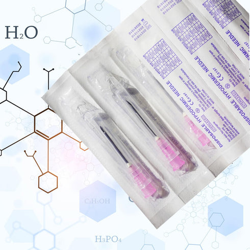 100 Pack 18 Gauge 1.5 Inch Sterile Disposable Lab Supplies, Scientific and Industrial Needle Accessories