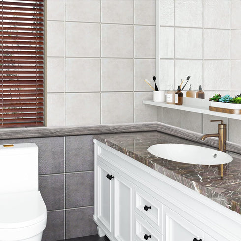 Art3d Self Adhesive Vinyl Floor Transition Strip, Laminate Floor Flat Divider Strip for Joining Floor Gaps