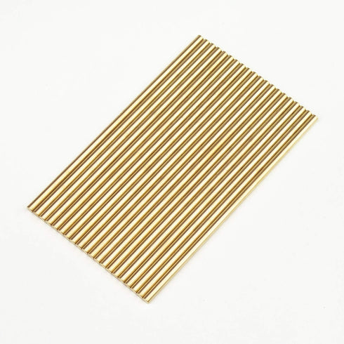 3mm Brass Round Rod, 20PCS Lathe Bar Stock, 3mm Diameter, 100mm Length