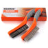 MAXMAN Wire Brush Set, Heavy Duty Stainless Steel and Carbon Steel Wire