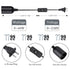 8.2Ft E26/E27 Bulb Socket,4 Pack Plug in Light Socket - Pendant Hanging Lantern Cord - Lamp Cord with Switch Extension