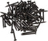 RDEXP Black Round Head Wood Screw Nail, Decorative Miniature Nail, 1.8cm/0.71", Pack of 50