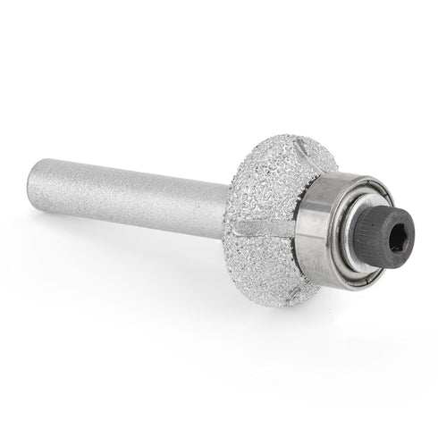 3mm 1/4 ILOVETOOL Radius Head Router bits Shank Diamond BRAZED Profile Wheel Router Bit Bullnose