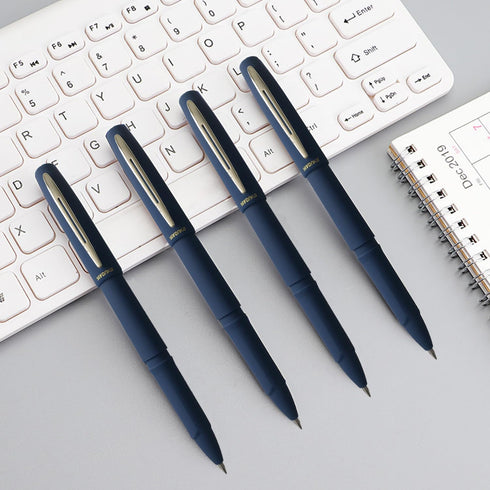 Rollerball Gel Ink Pens, 12 Pack, Blue Ink, Line Width 0.5mm for Office Supplies