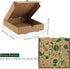 Pizza Boxes, 15 Pack 7.3 x 7.3 x 1.6" Kraft Corrugated Pizza Boxes Pizza Takeout Boxes Food Delivery Boxes Gift Packing Boxes Takeaway Mailing Shipping Storage Boxes for Pizza, Cake, Cookies, Food