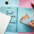 Transparent Sticky Notes, 200 Sheets, 4 x 6 in Clear Waterproof Self-Stick Note Pads for School, Office (4 Packs)