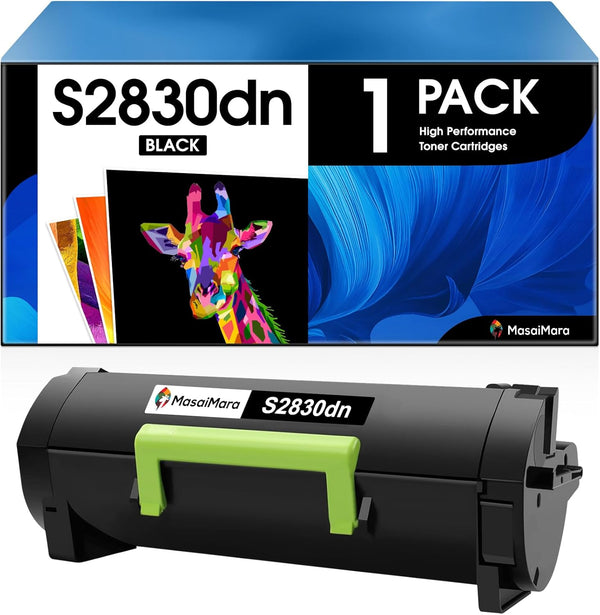 High Yield Laser Toner Cartridge Replacement for Dell MasaiMara Compatible Black S2830 (Ggctw) 8500 Page Yield S2830