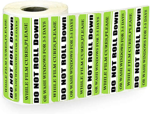 5x1 inch DO NOT ROLL Down Warning Stickers, Caution Labels for Car Window Switch Tape (500 Pcs)