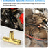 TAILONZ PNEUMATIC 1/4" Tube OD DOT Tee Out Pipe Air Fittings, Straight Brass Push Type for Air Brake Systems (Pack of 2)