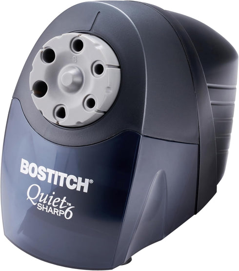 Bostitch Office QuietSharp 6 Electric Pencil Sharpener, Heavy Duty Classroom Sharpener with Size Selector